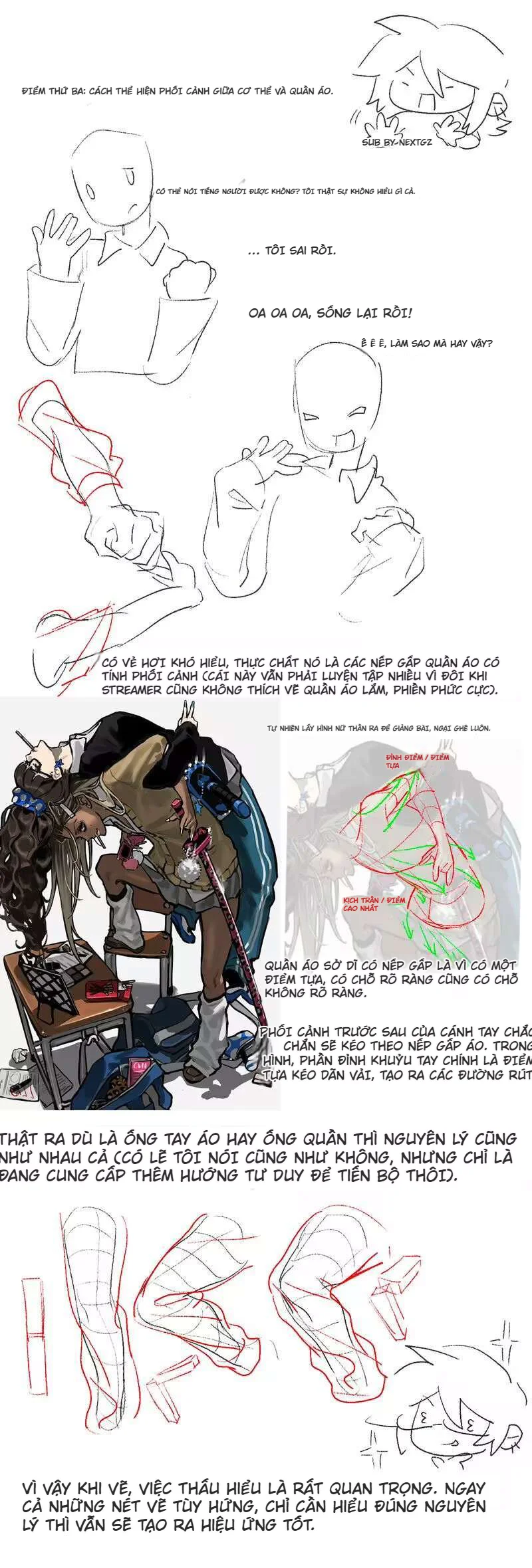 Cách vẽ dáng người sinh động: tư duy động thái cơ thể cho người mới học vẽ